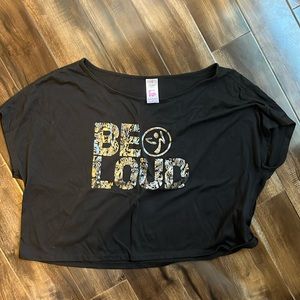 Zumba crop shirt